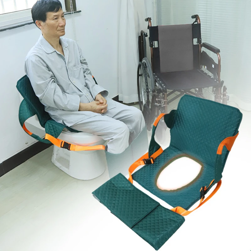 

Wheelchair Toilet Transfer Assist Belt Bedridden Elderly Stand Up Nursing Supplies Paralyzed Patient Get Up Cushion Lifting Belt