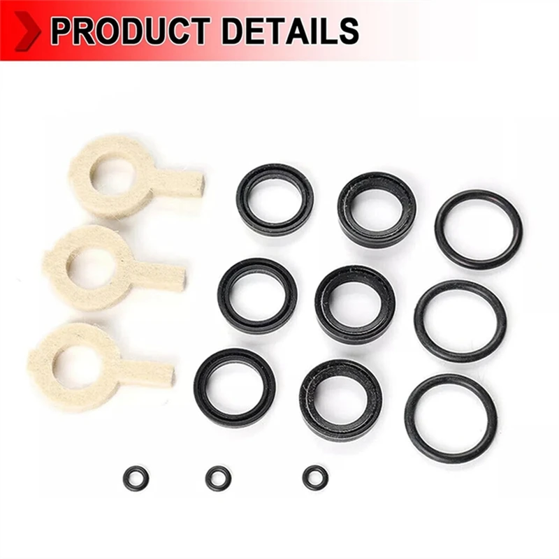 2Sets 30623 Seal Kit, Pump Washer Seals Kit Fits For Cat Pump 30 31 34 310 340 350 Model Frame Plunger Pump