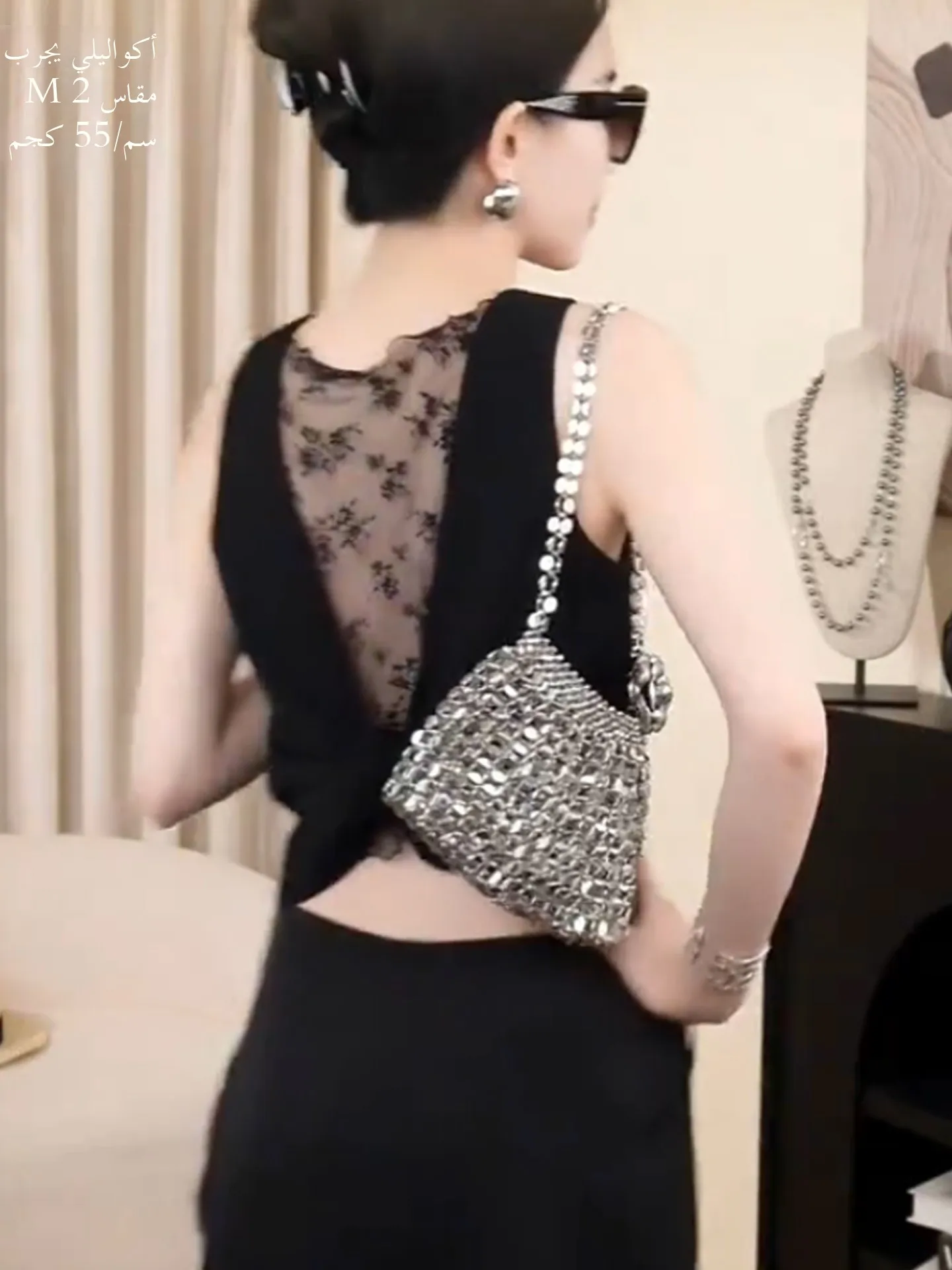 Design Sense Patchwork Svel Kanten Trui Zomer Pure Kleur Damesvest Koreaanse Sle Straight Cut Zijden Top