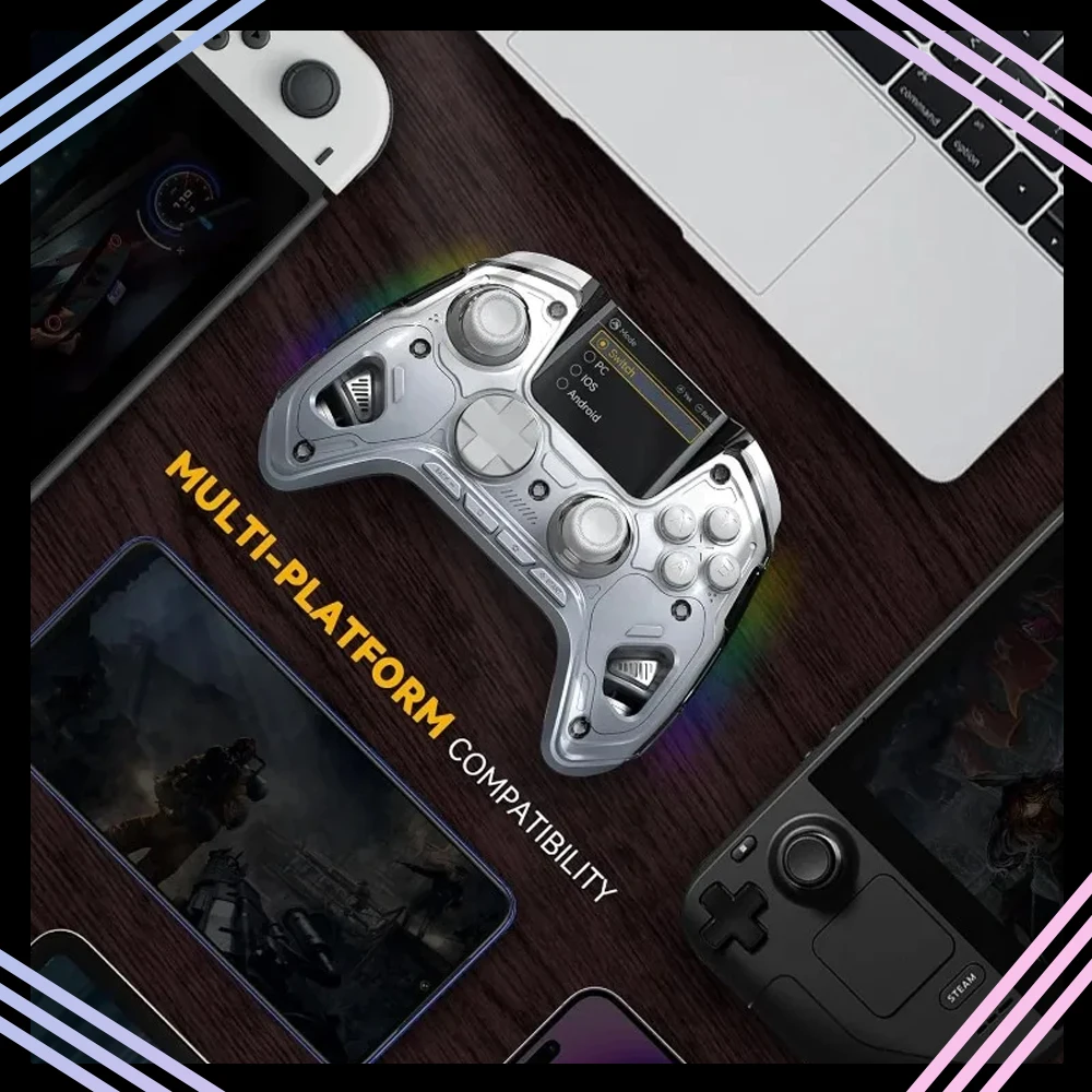 

Беспроводной игровой контроллер Mamba One V2 для коммутатора/ПК/телефона, джойстик с эффектом Холла, триггеры, 1800 мАч, геймпад с зарядной док-станцией