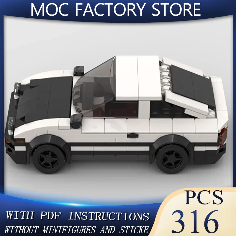 

Moc Building Bricks 1983 Sprinter Trueno Car Model Technology Modular Super Sport Car Blocks Construstion DIY Assembly Toy Gifts