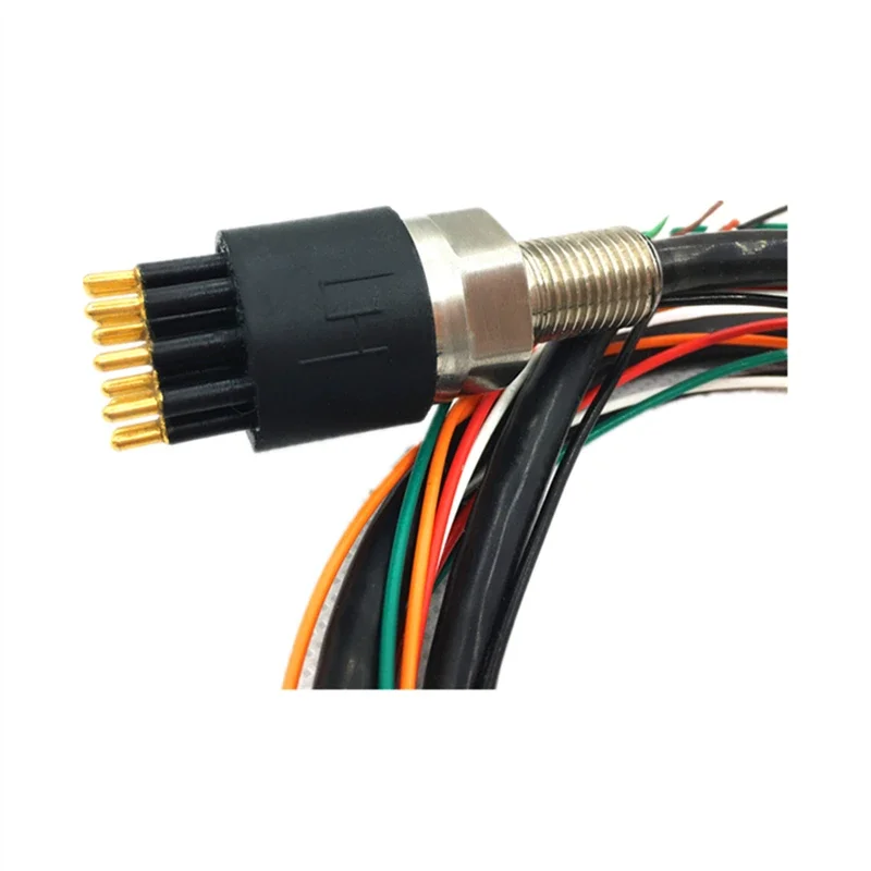 MCBH13M Underwater Pluggable 13pins Ethernet Circular Connector Watertight Plug Cable Subsea Connectors Subconn For ROV ROBOT