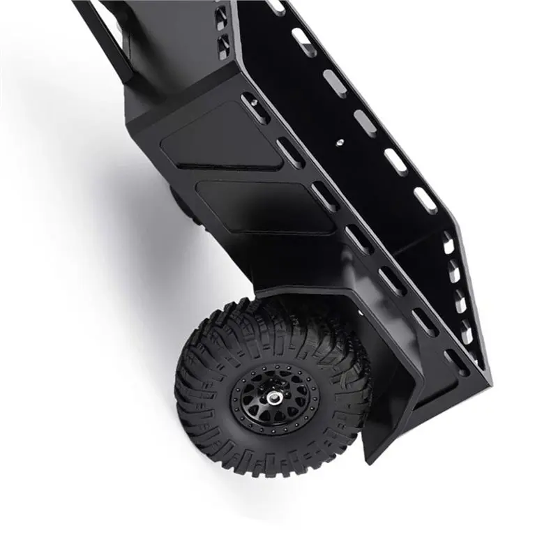 CYGJ-Aluminum Small Utility Trailer For 1/30 For RC Crawler Axial SCX30 Bronco Wrangler Upgrades Parts