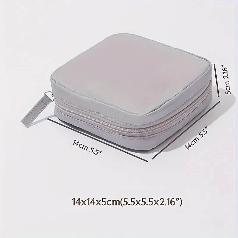 قطعة واحدة من حقيبة المنتجات النسائية المقاومة للماء - حقيبة أدوات الدوران المحمولة مع تخزين المناديل الصحية السرية، حقيبة كوب الحيض