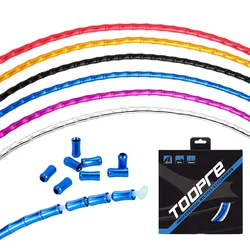 Bicycle Cables Housing Aluminum alloy Slub Tube Mountain Road Bike Variable Speed Brake Oil Injection Fishbone Wire Tube