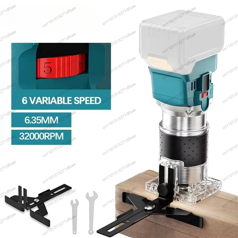 For  18V Industrial Electric Goddess Brushless Wood Router Woodworking Engraving Slotting Tool Electric Hand Trimmer Pin
