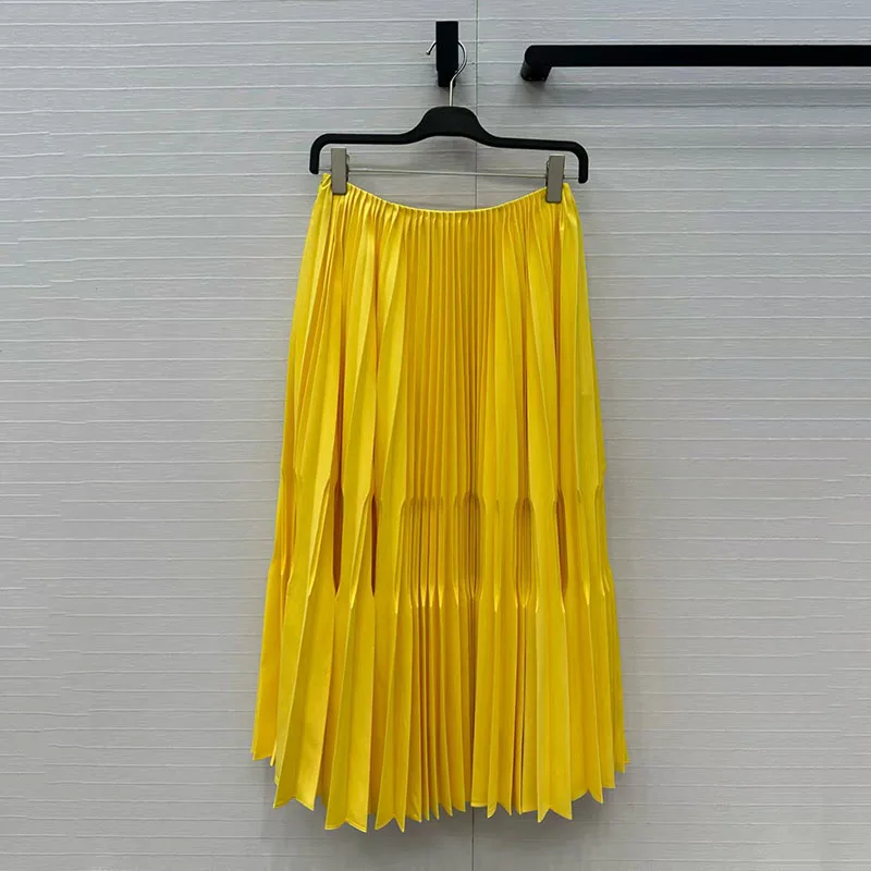 여성용 플리츠 스커트, 로우 웨이스트 슬림 스커트, 출퇴근용 패셔너블한 A라인 스커트, 2026 봄 신상품, Y2K 스타일