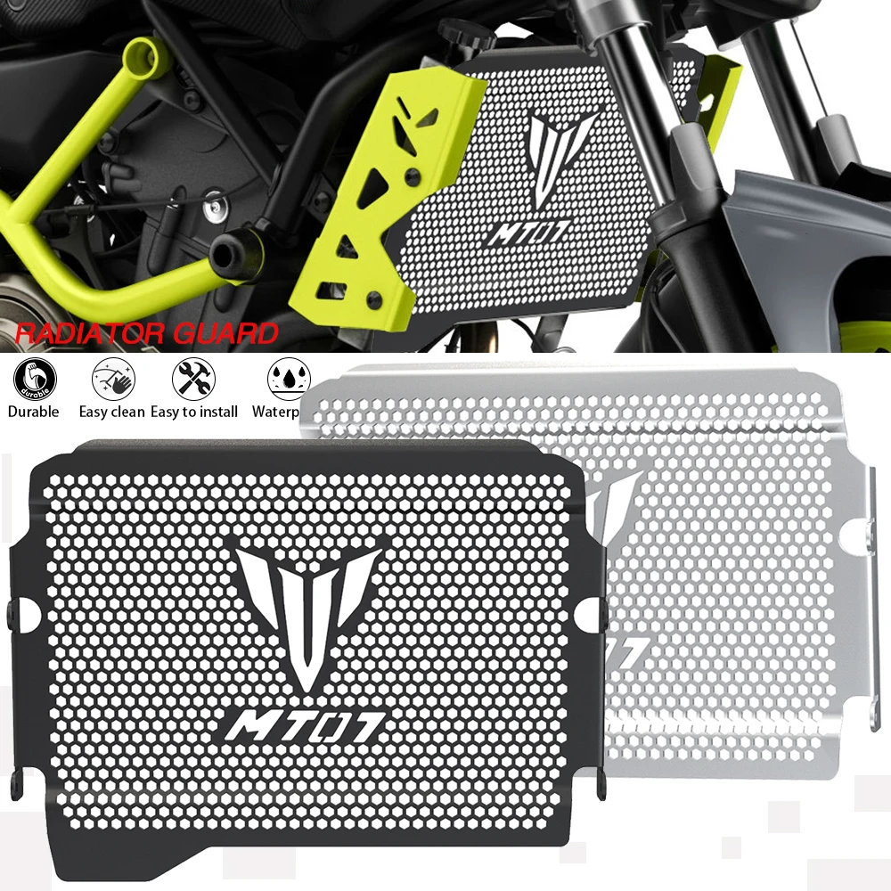 

FZ07 MT07 Motorcycle Radiator Grille Guard Protect Cover Fuel Tank For Yamaha MT-07 FZ-07 2014-2023 2020 2021 2022 MT07 MT FZ 07