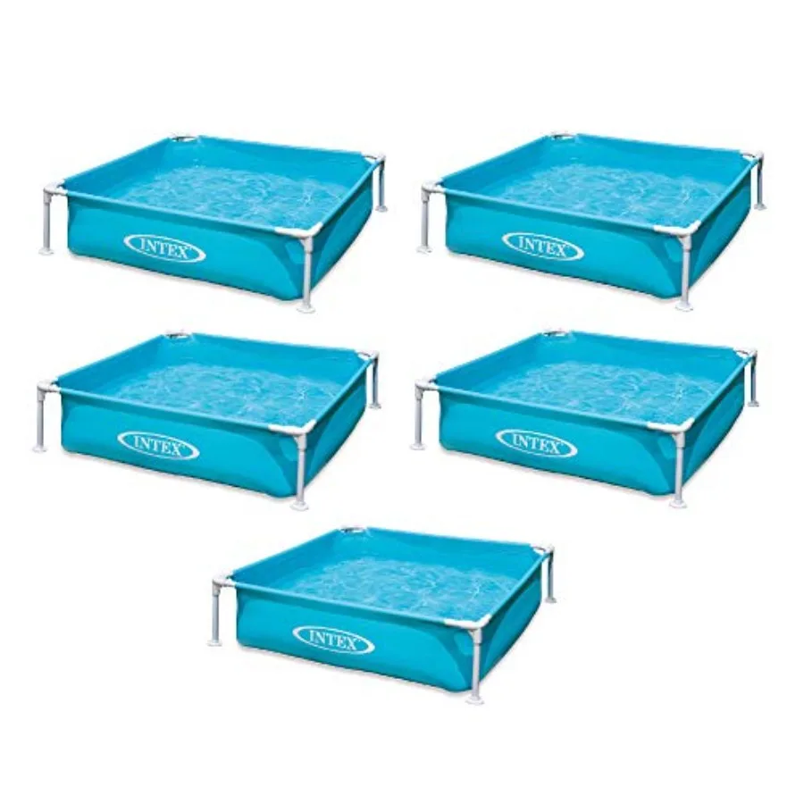 

Mini Frame Kiddie 4ft x 4ft x 12in Beginner Frame Swimming Pool 5 Pack