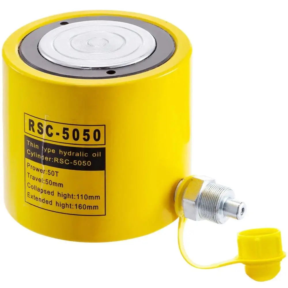 

50 Ton Heavy Duty 2-Inch Single Acting Hydraulic Cylinder Jack Ram for Industrial Use