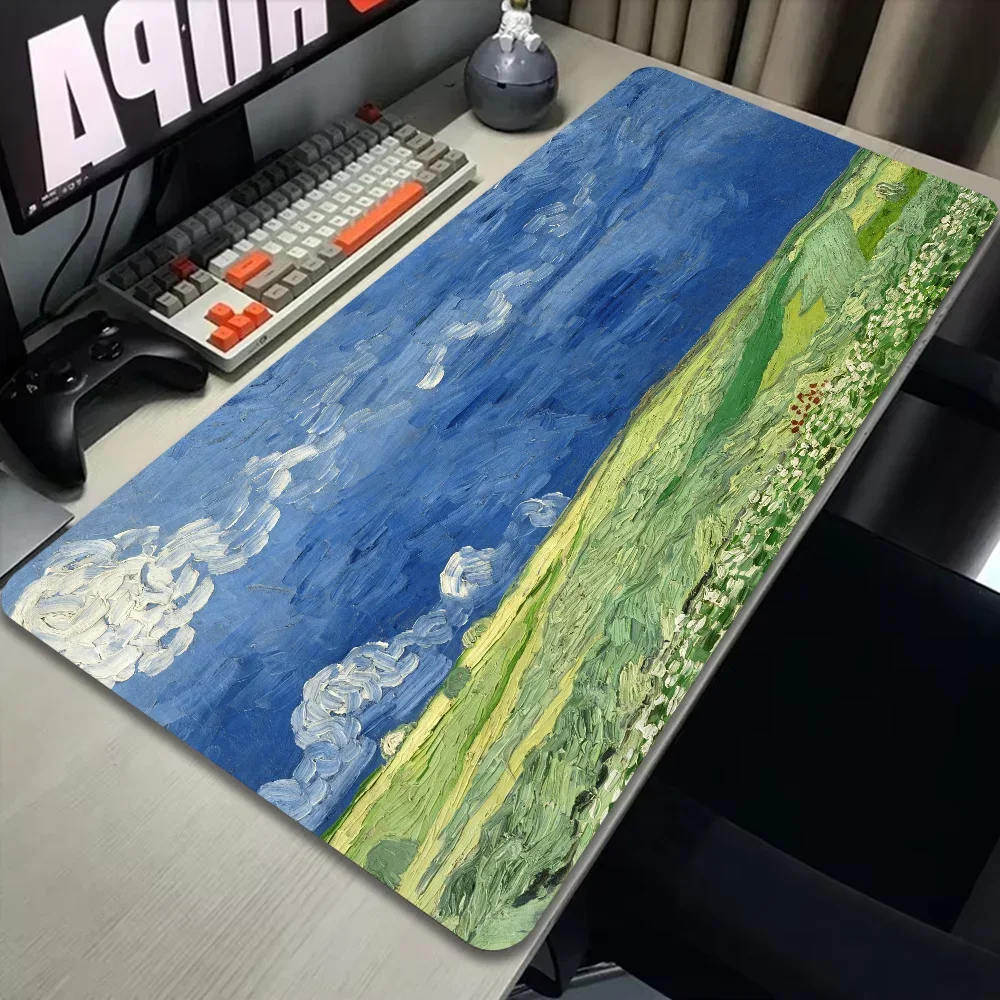 Van Gogh Art Painting  Mousepad Large Gaming PC Compute Gamer Keyboard Mouses