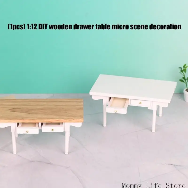 

Кукольный дом, миниатюрный учебный стол, деревянная мебель для детей, ролевые игры, классная творческая модель, аксессуары для