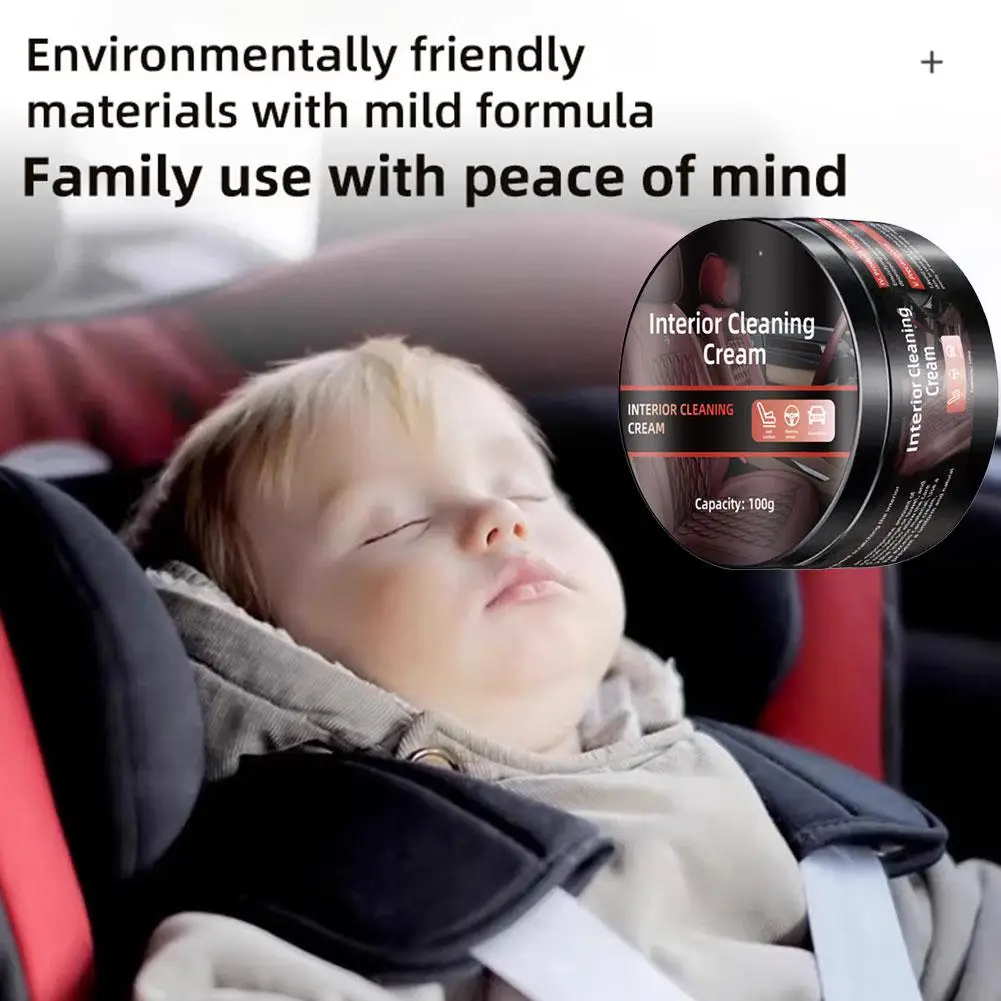

﻿ 4-в-1 паста для чистки салона автомобиля и кондиционера, средство для глубоких пятен, не требующее ополаскивания, защита от приборной панели, сидений, замши и дома, хороший L4O7