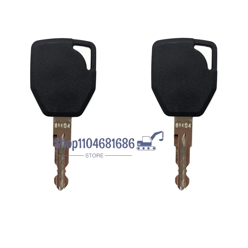 

2 Pcs Ignition Key 81404 for Terex Backhoe 760 820 860 880 970 980