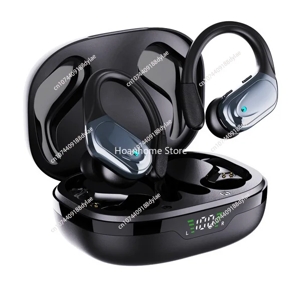 New Smart Digital Noise Reduction Unisex Fitness Universal Sports High-End Bluetooth Ear-Mounted Wireless Headset