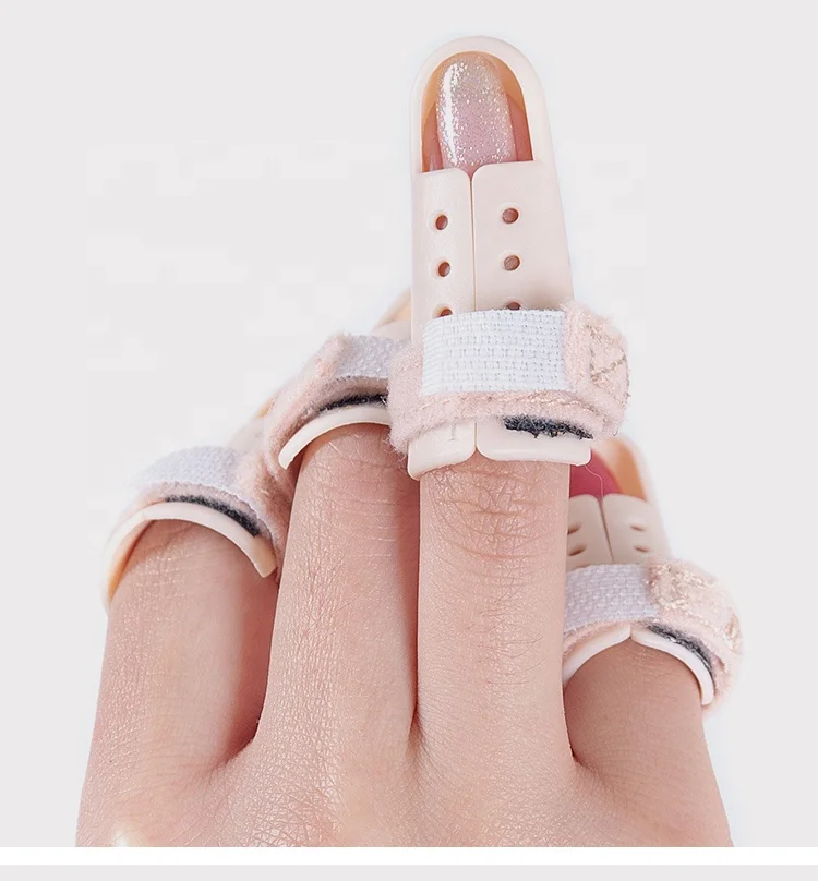 

Plastic Adjustable Hand Finger Splints Support Brace Mallet Splint Trigger Finger Splint for Broken Finger Joint Fracture