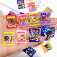 10pcs Resin Mini Candy 3d Resin Flat Cabochons Scrapbook Kawaii Diy Jewelry Craft Decoration Embellishments Hairpin Accessories