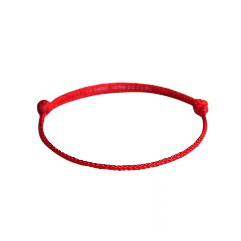 Classic Fashion Handmade Red Rope Lucky Bracelets  Anklet Women Men  Size Adjustable Charm Bracelet Bangles Lovers' Gift