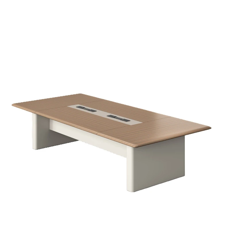 

Large office conference table, simple modern conference room table and chair combination