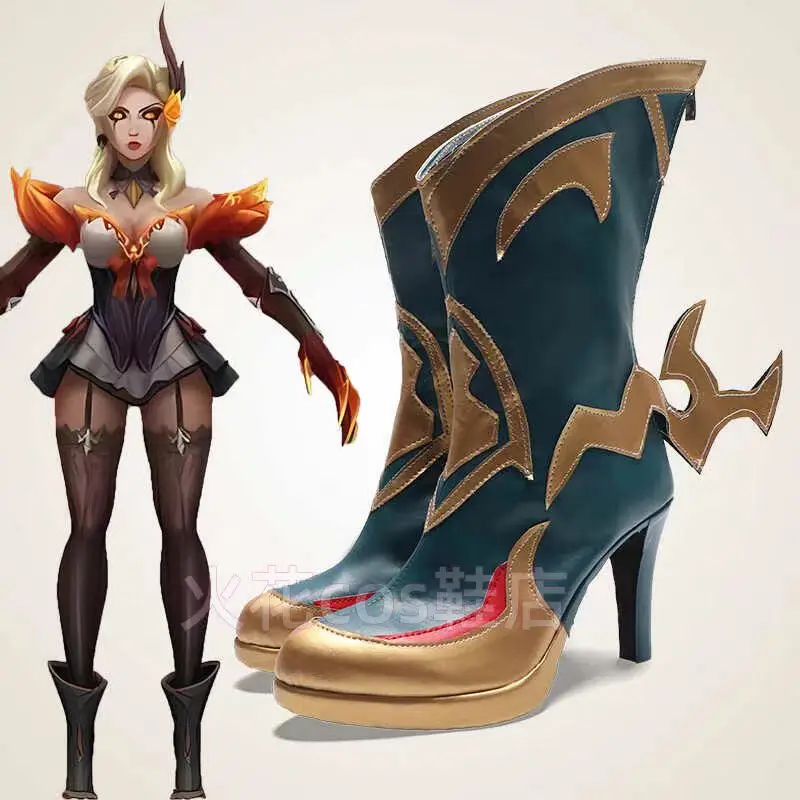 

Игра LOL Костюмы для косплея Обувь Сапоги Western Shadow Evelynn