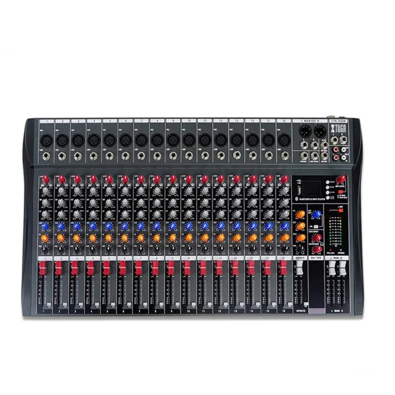 Picture 6: CT160S professional 16 channel mixing console with USB Bluetooth reverb effect for stage performance, can be monitored and tuned