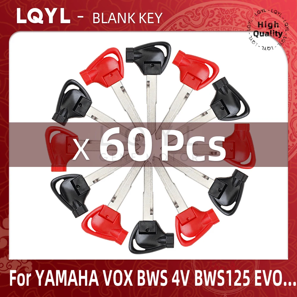 60Pcs Motorcycle Key Uncut Blank Replacement Keys For YAMAHA Magnet Anti-theft Lock VOX BWS 4V BWS125 VOX50 GTR125 JOG EVO SMAX