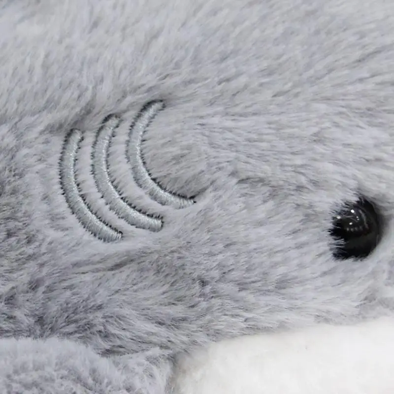 Сумка для хранения ручек, чехол для хранения ручек, плюшевая сумка-органайзер для канцелярских принадлежностей в виде акулы, многофункциональная сумка для хранения канцелярских принадлежностей для школы