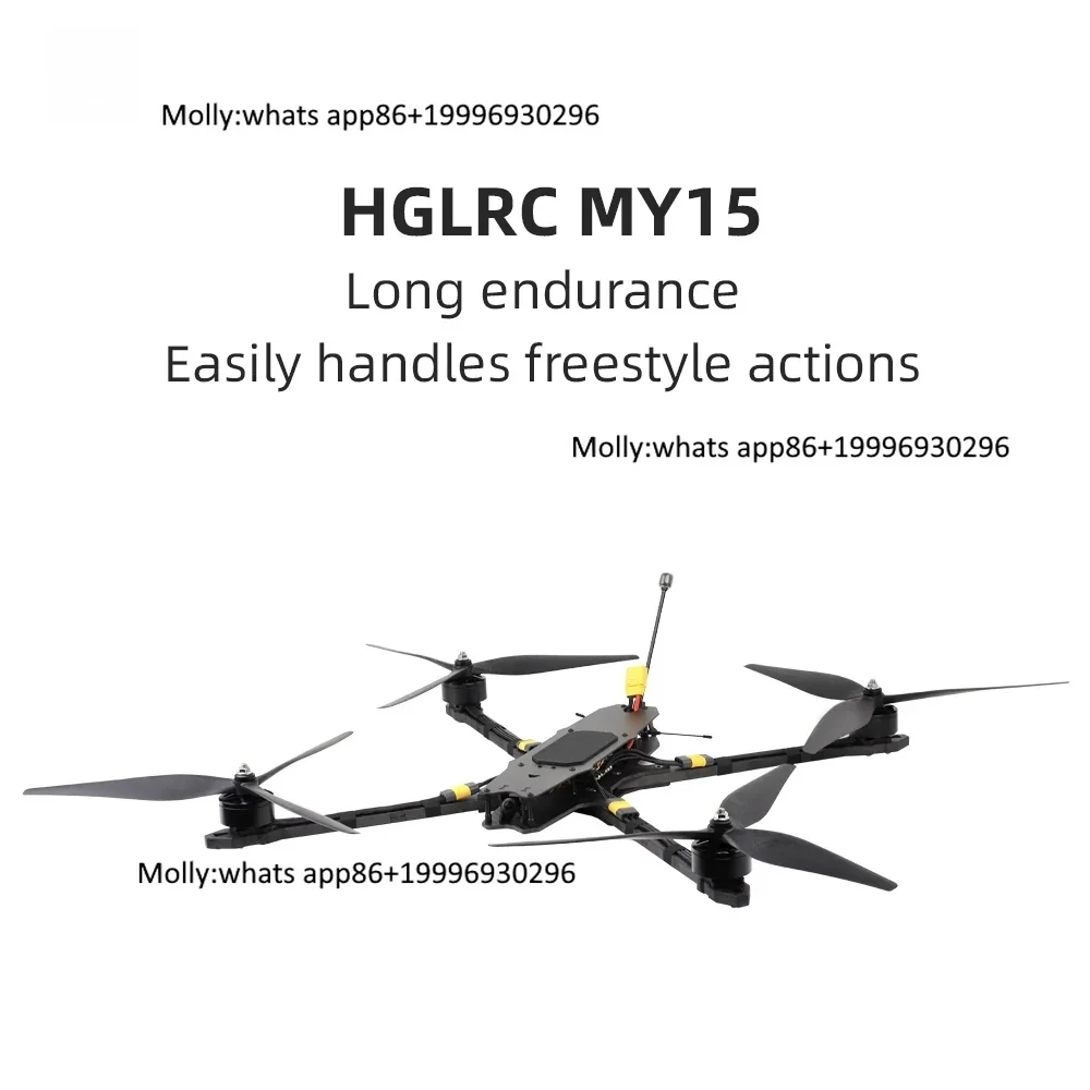 HGLRC MY15 4215 400KV Long Range FPV Drone 2.5W VTX ELRS 915MHz High Core Brightness for Survey & Mapping