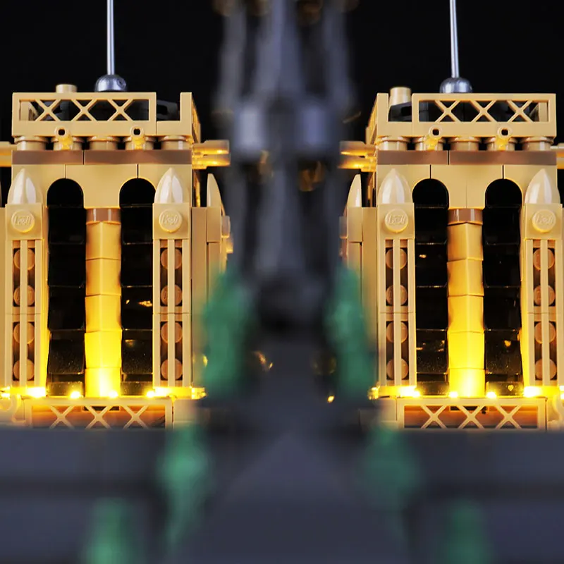 Kit d'éclairage LED pour LEGO 21061, lampe décorative Notre-Dame de Paris, cadeau DIY (blocs de construction non inclus, Kits de briques, ensembles de modèles)
