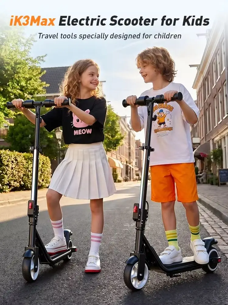 iScooter iK3Max Elektrische kinderscooter 200W 4,5Ah Scooter 13KM bereik Opvouwbare scooter Massieve band Bluetooth-verbinding Kinderscooter - afbeelding 2