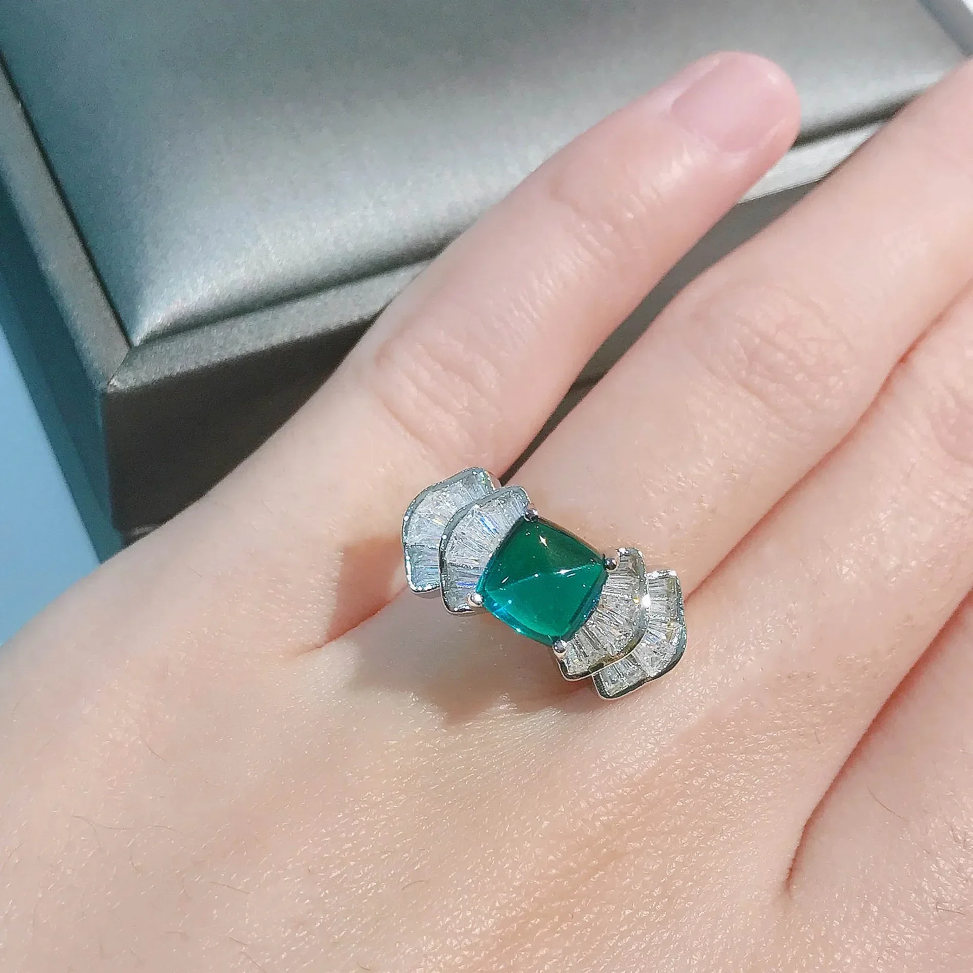 Anillo De joyería De rubí rojo De Plata De Ley 925 auténtica para mujer, Anillos De plata 925, joyería De Bizuteria, piedra lateral, piedras preciosas De diamante