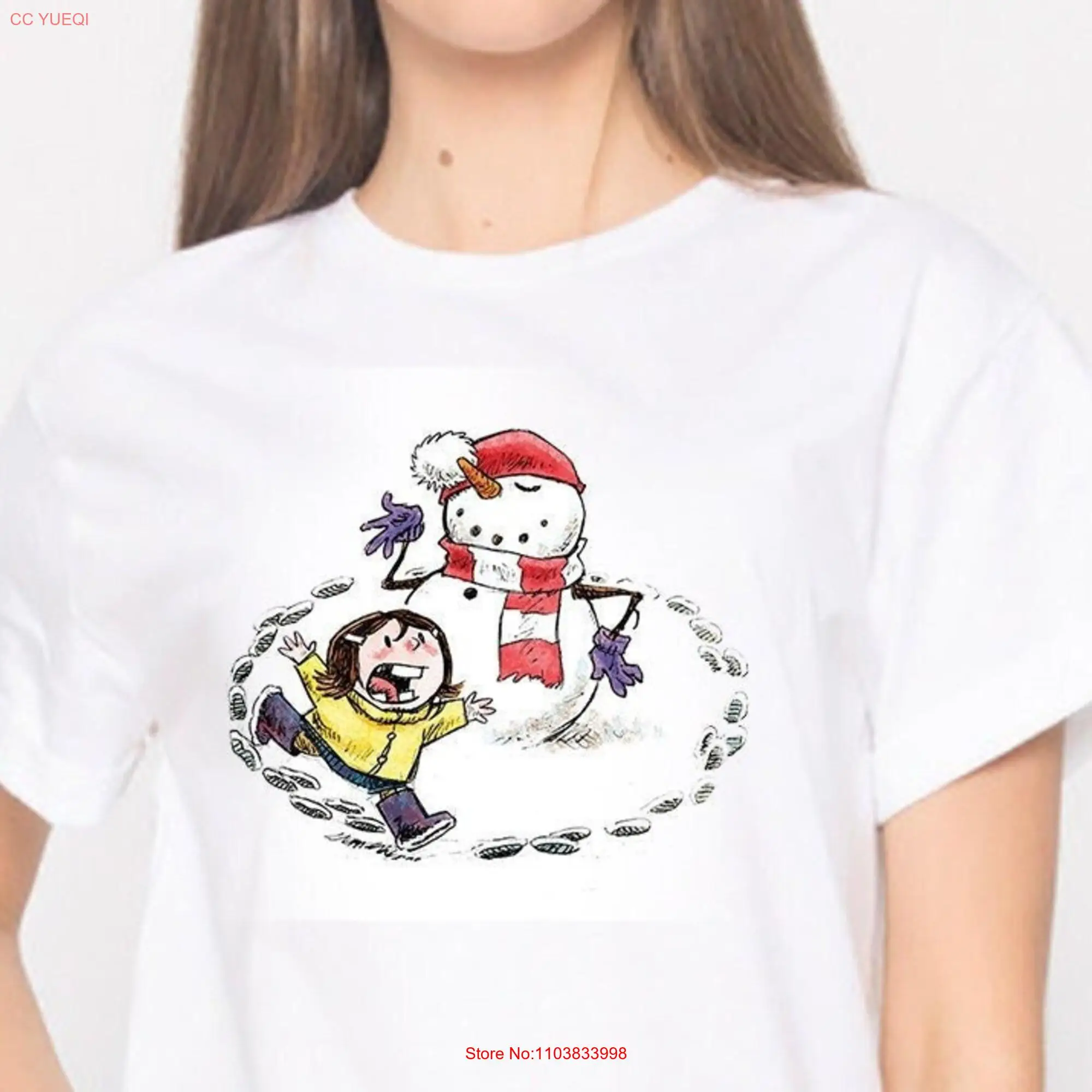 T-shirt à manches longues ou courtes Snowman Play