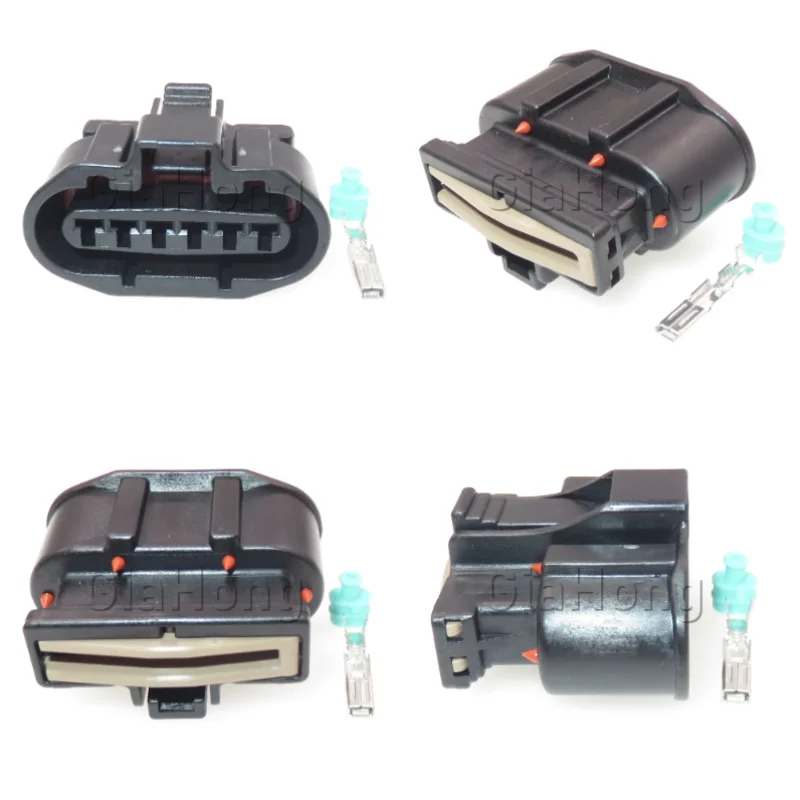 1 Set 6 Ways 7223-7865-30 AC Assembly Ignition Distributor Seal Connector MG640547-5 Auto Air Flow Sensor Plug IACV MAF Socket