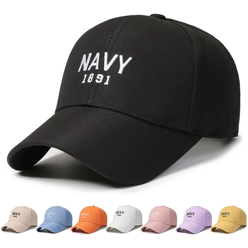 

Letter Embroidered Baseball Cap Classic Low Profile Cotton Hat Men Women Dad Hat Adjustable Constructed Plain Cap