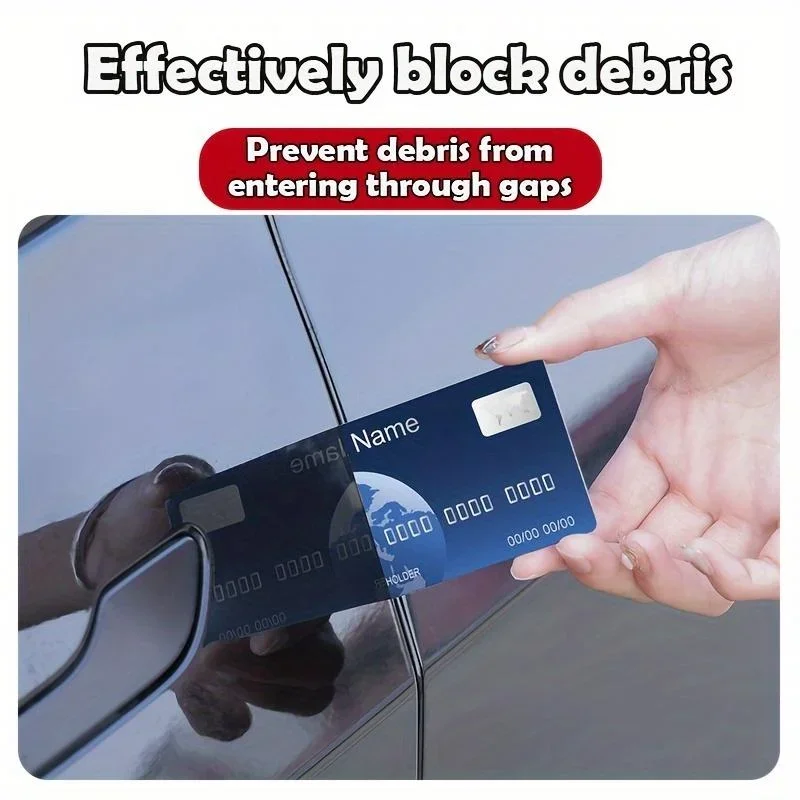 [ 31.50inch*2Pcs ] for Tesla Model 3/Y/X/S Car Door Edge Seal Strip Rubber Weatherstrip Waterproof Soundproof Auto Sealant Strip view 4