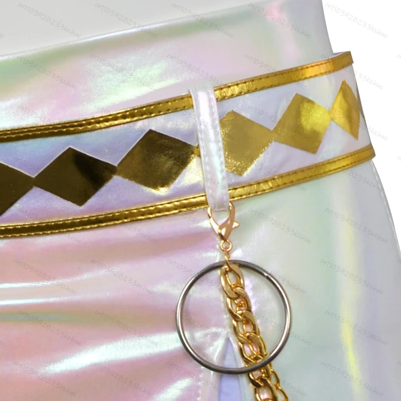 K pop demônio traje anime cosplay saia conjunto para meninas crianças conjunto de roupa de dança pop cantores trajes de palco roupas de halloween