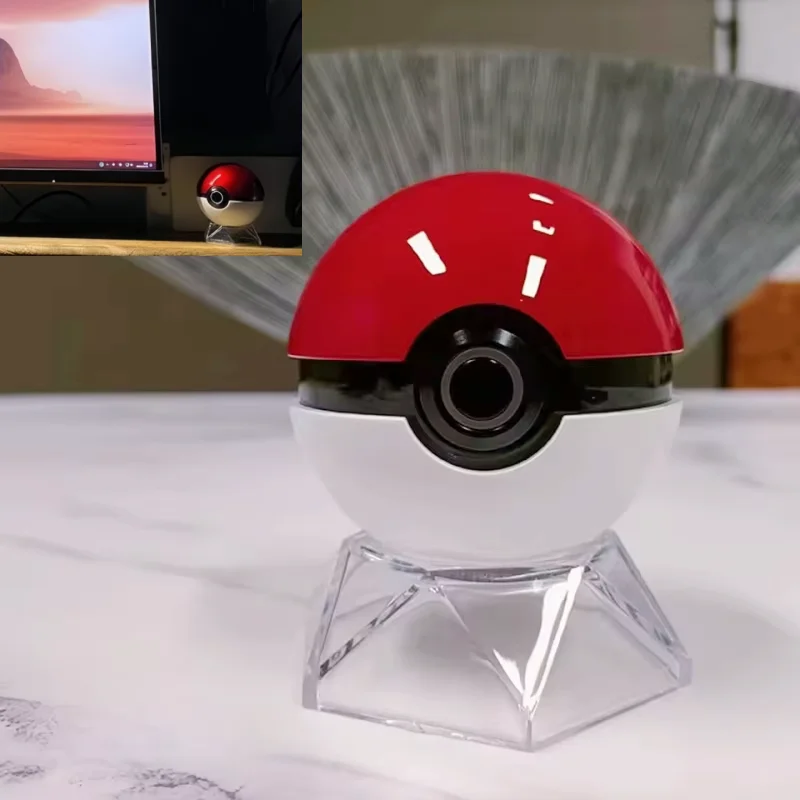 New Pokemon Poke Ball Desktop PC Use Switch Button Wireless Power Start ON/OFF Controller ,Support Motherboard USB,PCIE Slot