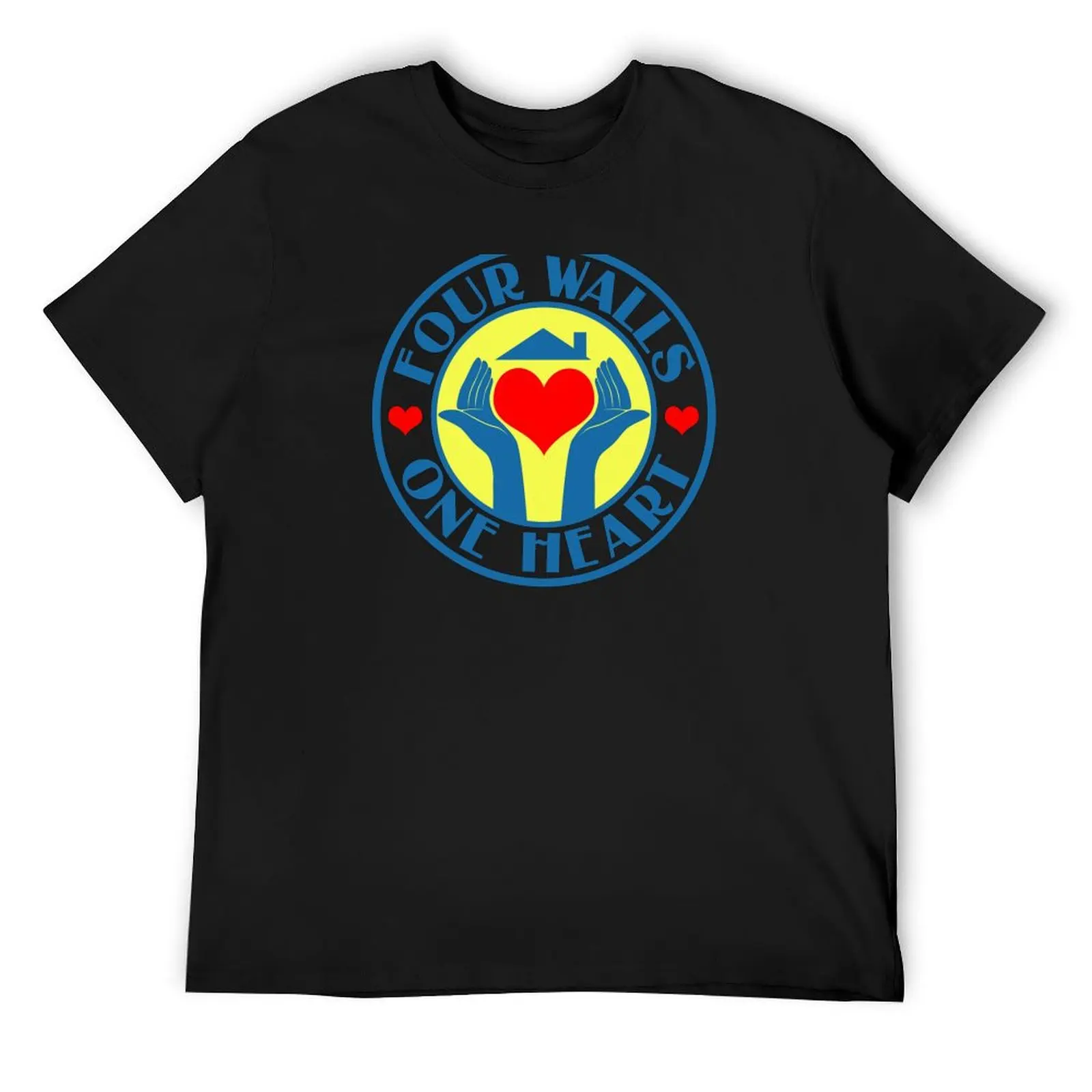 

Four Walls One Heart T-Shirt summer tops tees graphic shirts sublime black t-shirts for men
