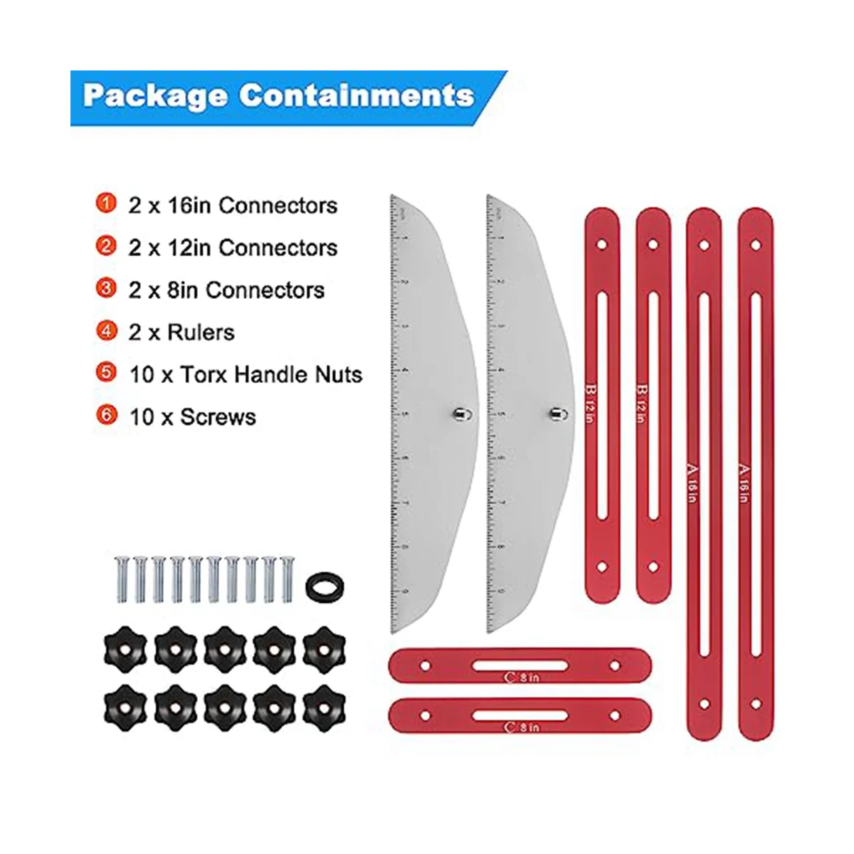 Stair Tread Template Tool 9Inch-54Inch Adjustable Length Stair Measuring Tool Jig for Stair Treads Suitable for Stairs