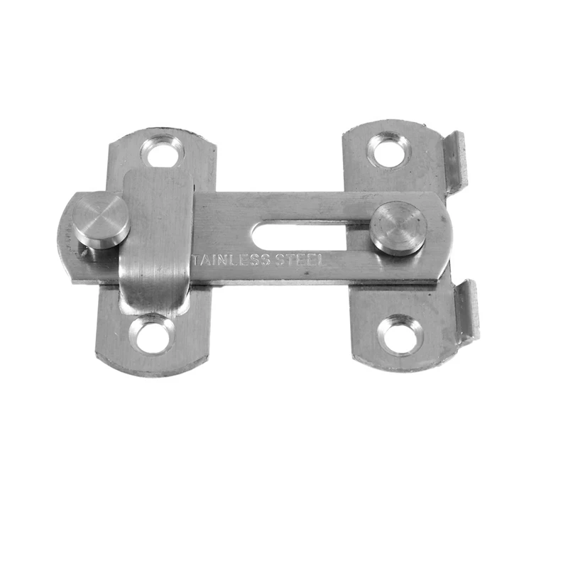 2X Hasp Latch METAL Hasp Latch Lock Sliding Door Lock For Window Cabinet Fitting