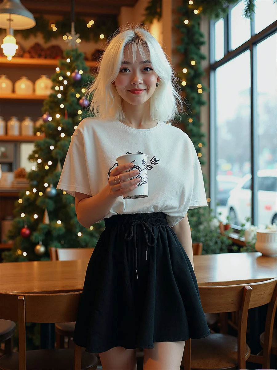 

Свободные шорты с высокой талией на шнурке, женская элегантная женская одежда, зимняя теплая прямая домашняя одежда для отдыха, женская теплая уютная одежда