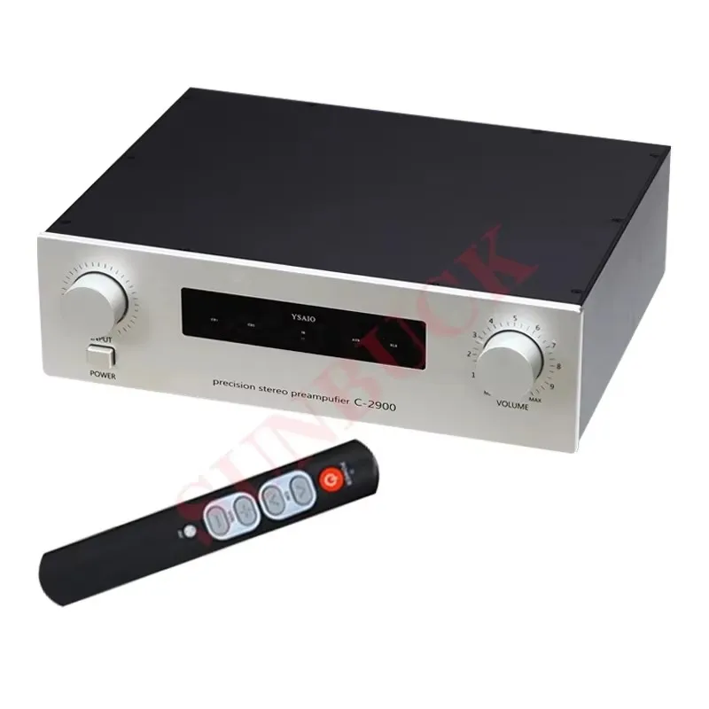 SUNBUCK C2900 Fully Symmetric Split Stereo Preamp HiFi XLR Balanced Class A Remote Control Audio Preamplifier Audio Amplifier