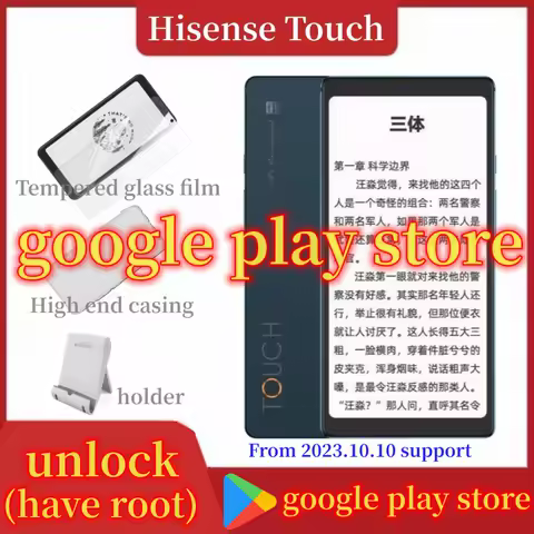 Hisense TOUCH Music Reader Really Google play store 5.84-inch Ink Screen Eye Protection Professional HiFi I Metal Body 4G+128GB
