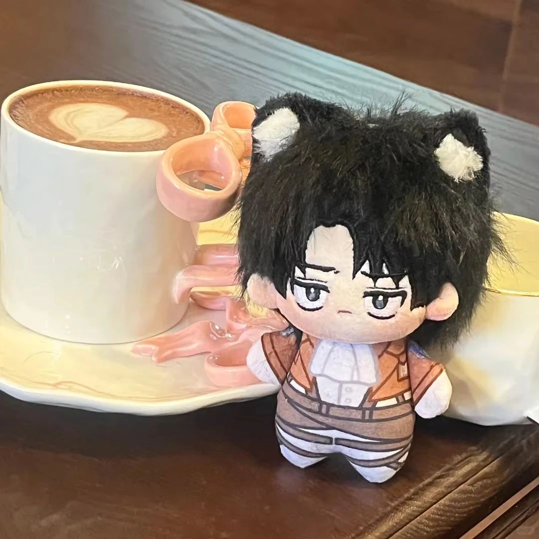 Attack On Titan Levi Ackerman Plush Doll Action Soft Toy Bag Accessory Collection Birthday Gift