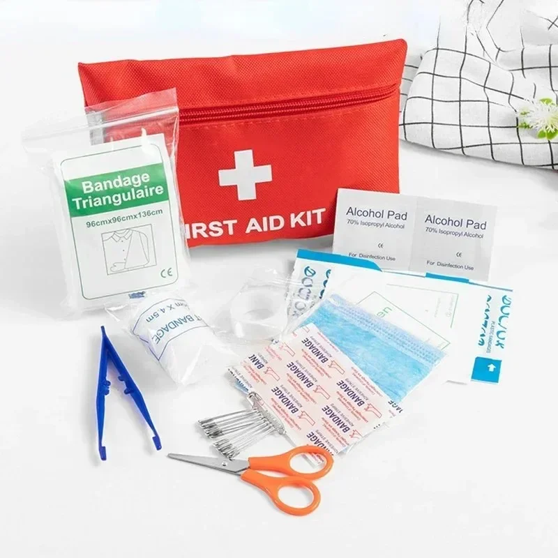 

First Aid Kit Storage Bag, Emergency Survival Bag, Small Zipper Bag, Promotional Gifts with Print Logo