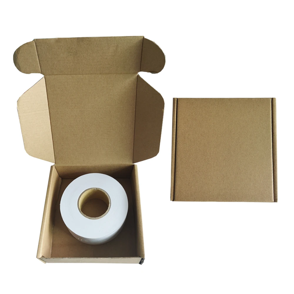 White Ticket Paper Roll Label Receipt for Snail Ticket Dispenser Used in Queue Calling System 2000 Tickets with number 000-999