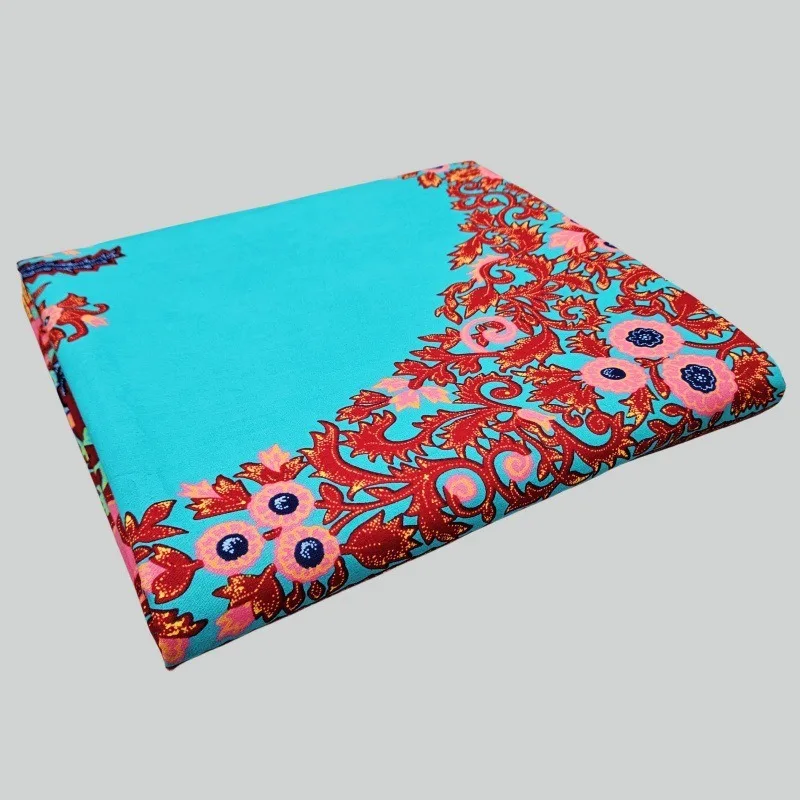 Blue Java African Batik Cotton Fabric for Summer Autumn Dress Clothes Turban Cushions Wax Fabric 46Inch Wide 6Yards Long R2956 - view 6