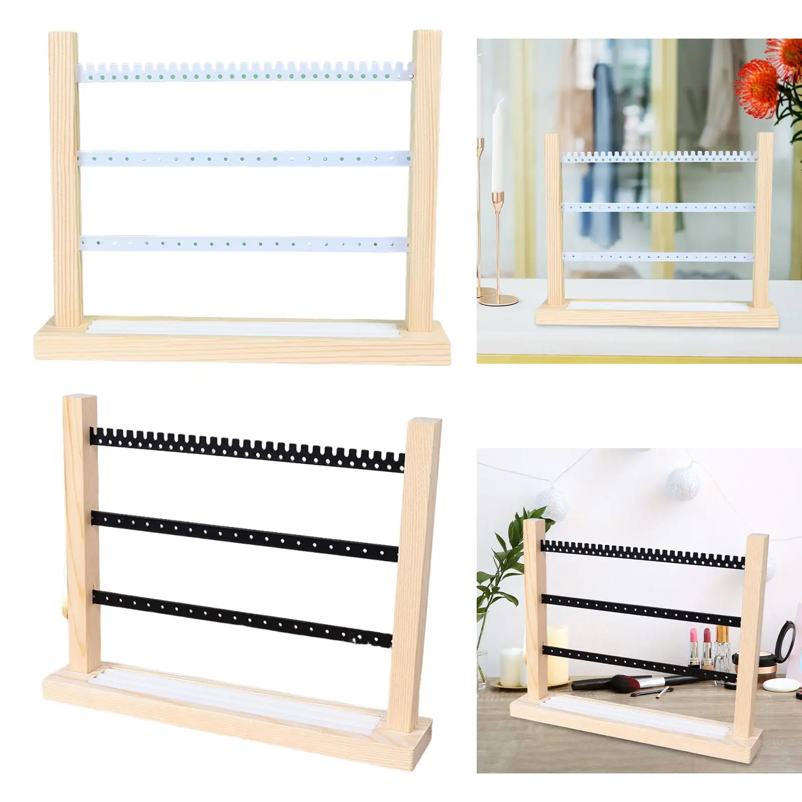 

Earring Display Stand Jewelry Organizer Space Saving Multifunctional Hanging