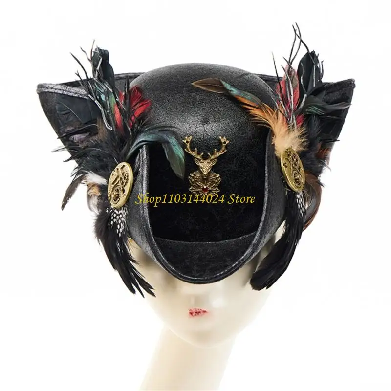 n5ke-role-play-cosplay-pirate-cap-detailed-stitching-for-halloween-party-props-pirate-role-play-studded-fedoras