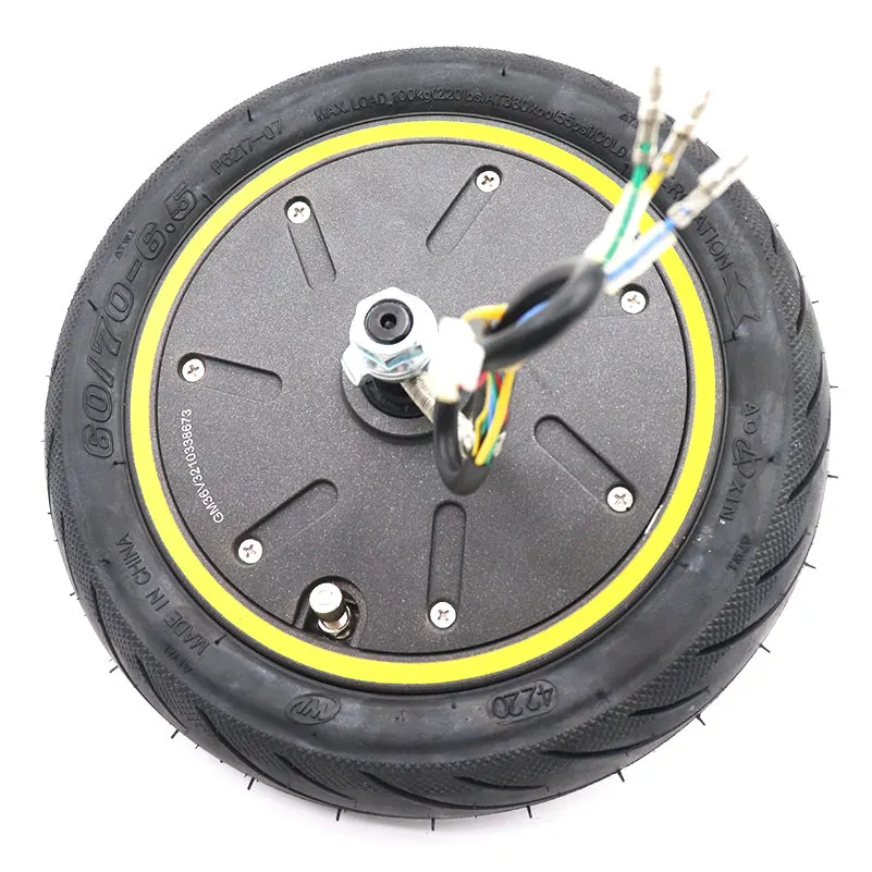 10 inch front wheel drum brake whole wheel 60/70-6.5 motor 36V350W rear wheel motor whole wheel suitable for MAX G30